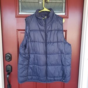 Women's Size 2x Navy Blue Puffer Vest